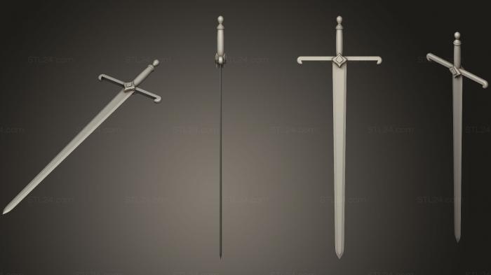 Weapon (Swords 01 2, WPN_0190) 3D models for cnc